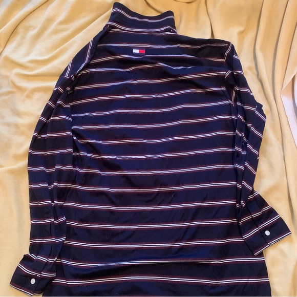 NWT Tommy Hilfiger striped collared shirt. Medium - Picture 2 of 5